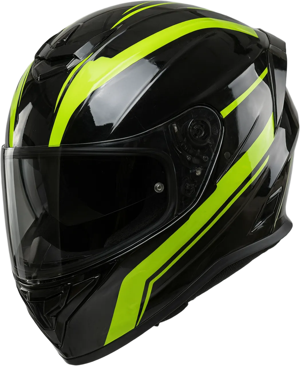 KYRO SPECTRE helmet, Black/Acid Lime